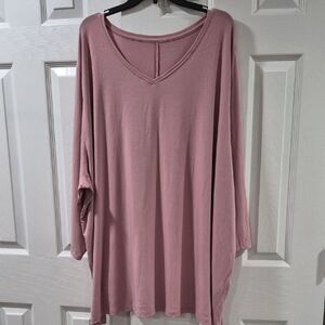Catherines Mauve Long Sleeve Tee